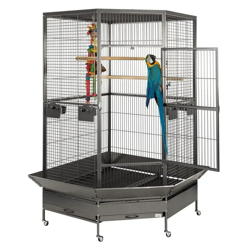 Liberta Raleigh Large Corner Parrot Cage - Image 2