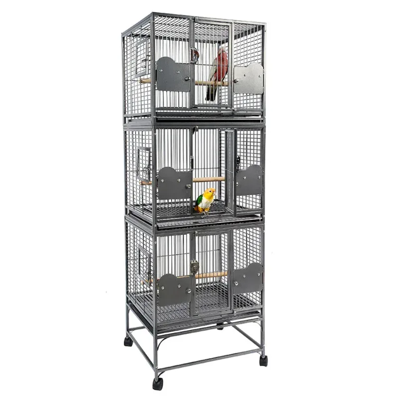 Rainforest Parrot Triple Breeder Cage