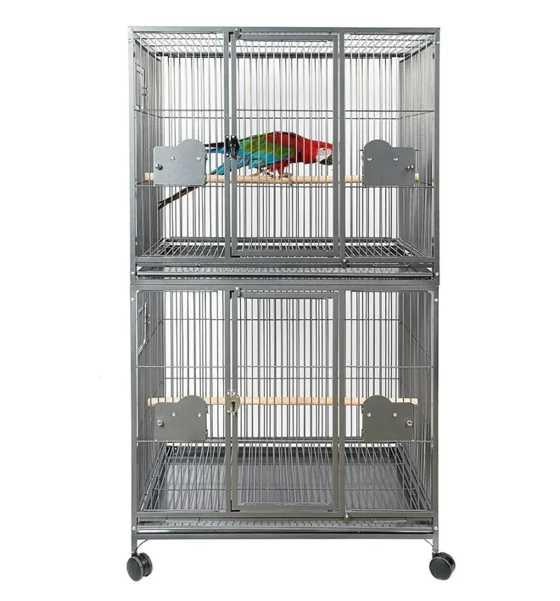 Rainforest Parrot Double Breeder Cage - Image 2